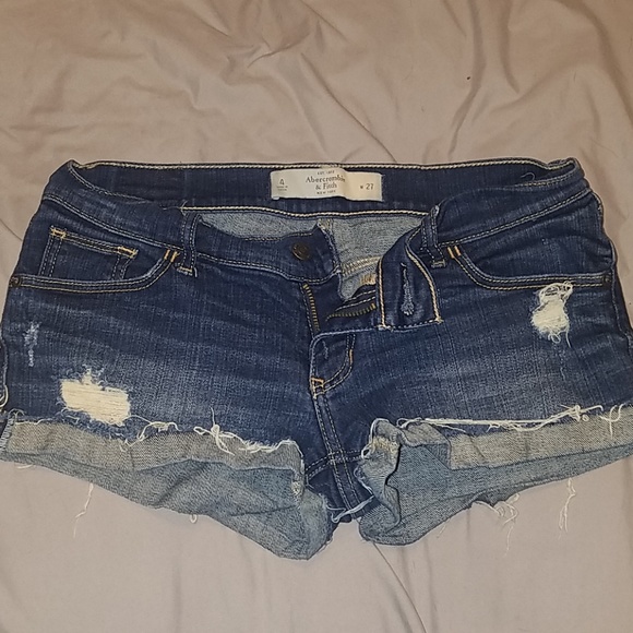 Ripped Jean Shorts - Picture 1 of 4